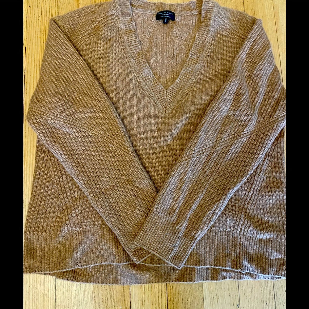 Rag & Bone Cashmere Vneck Sweater (M)